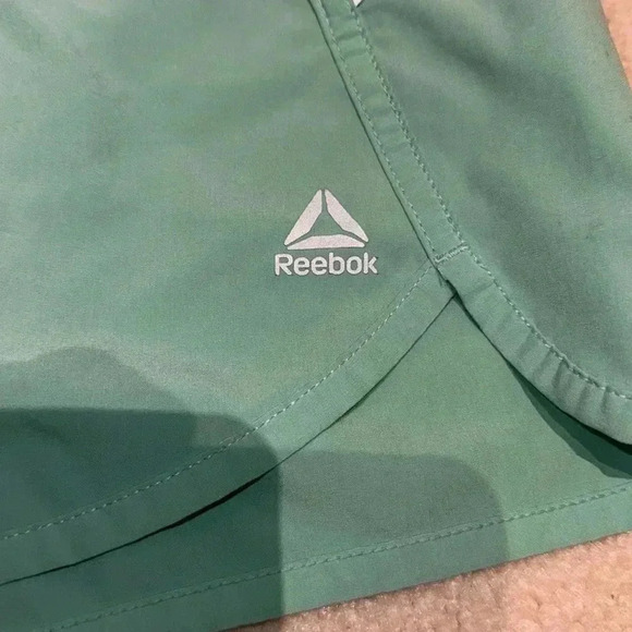 Green Reebok athletic shorts size medium - Picture 2 of 6